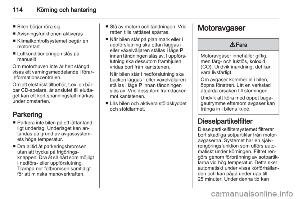 OPEL CORSA 2013  Instruktionsbok 