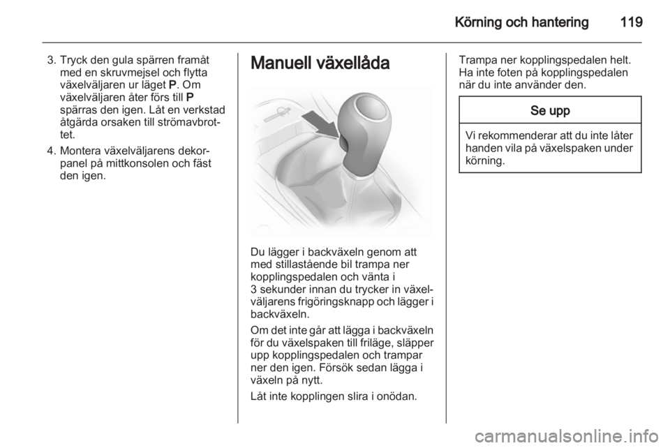OPEL CORSA 2013  Instruktionsbok 