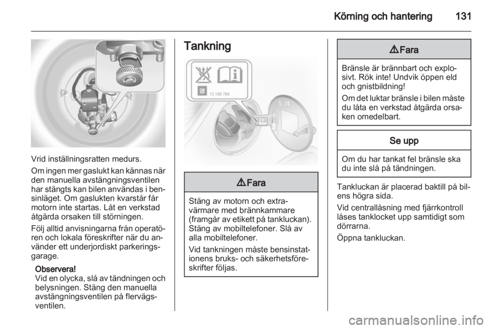 OPEL CORSA 2013  Instruktionsbok 
