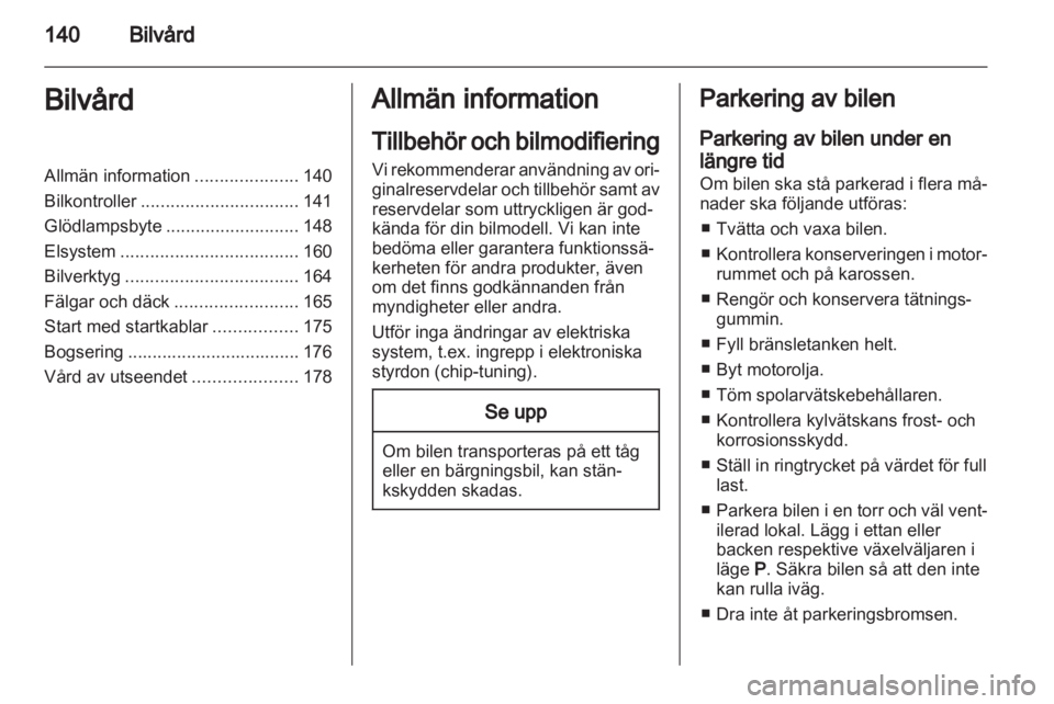 OPEL CORSA 2013  Instruktionsbok 