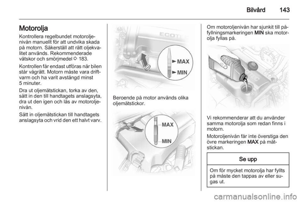 OPEL CORSA 2013  Instruktionsbok 