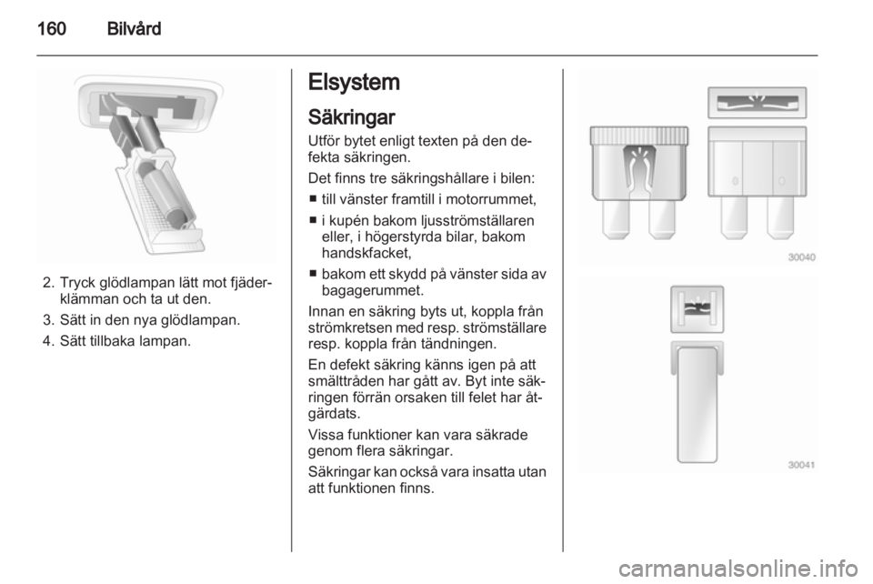 OPEL CORSA 2013  Instruktionsbok 