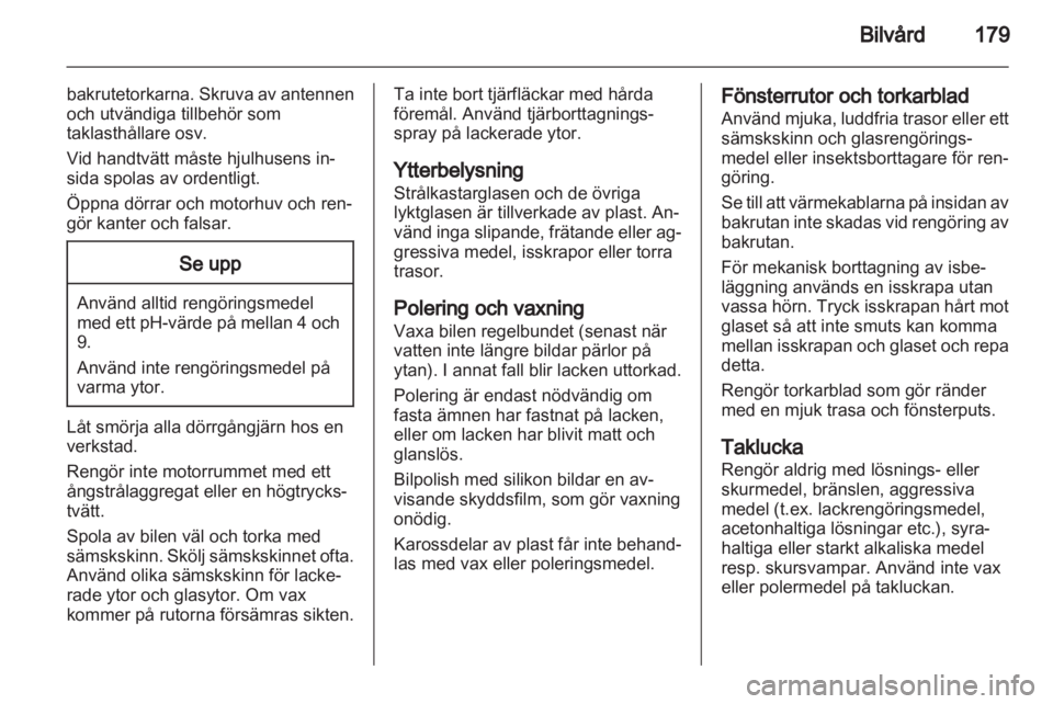 OPEL CORSA 2013  Instruktionsbok 