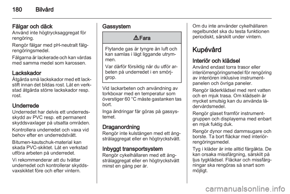 OPEL CORSA 2013  Instruktionsbok 