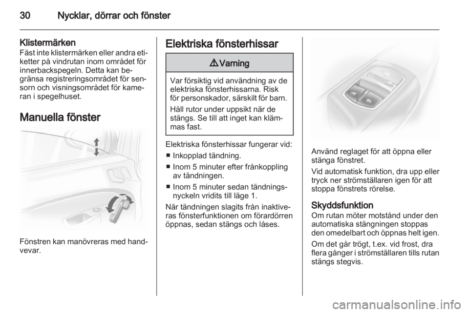 OPEL CORSA 2013  Instruktionsbok 