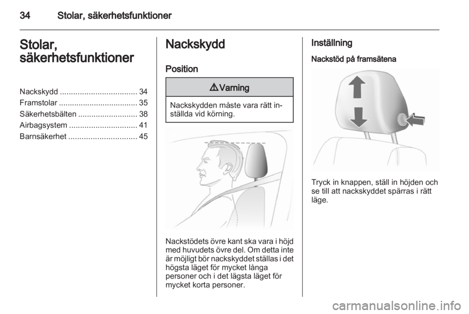 OPEL CORSA 2013  Instruktionsbok 