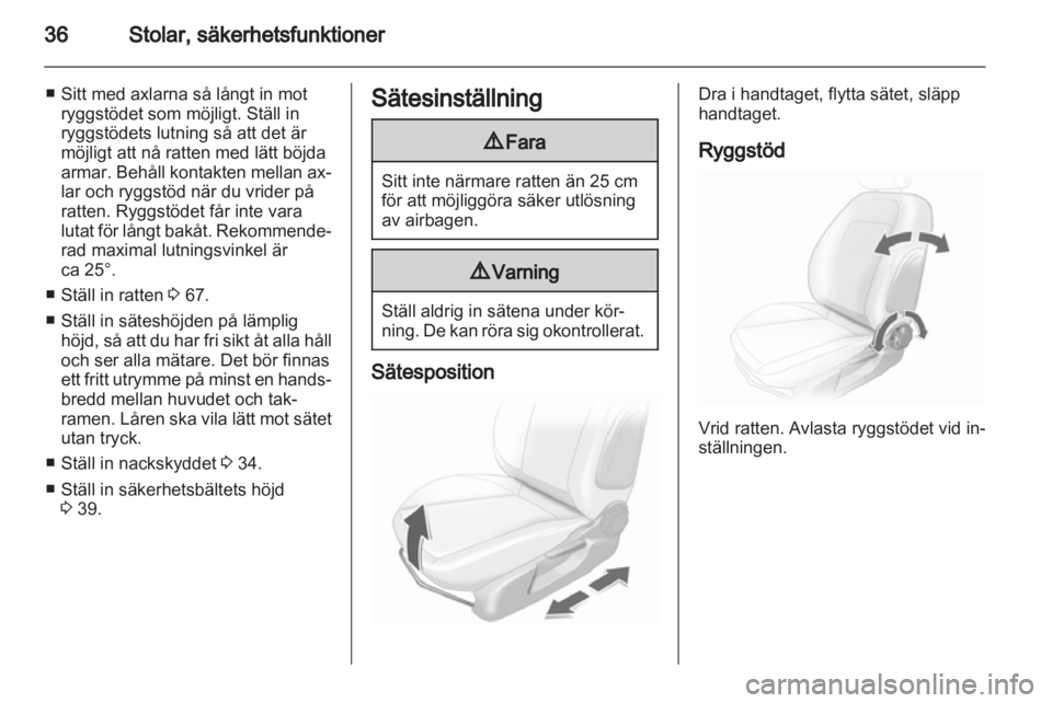 OPEL CORSA 2013  Instruktionsbok 