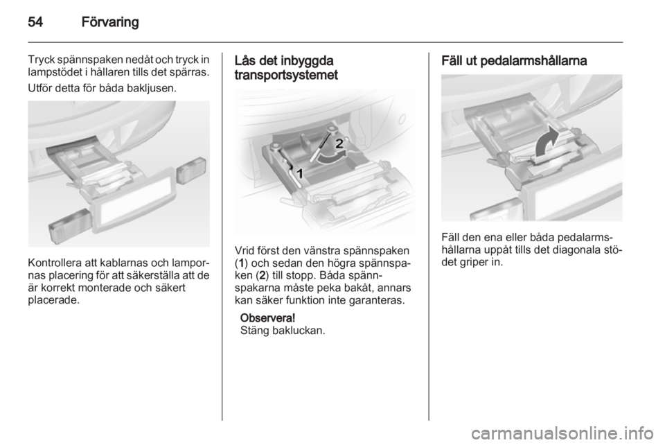 OPEL CORSA 2013  Instruktionsbok 