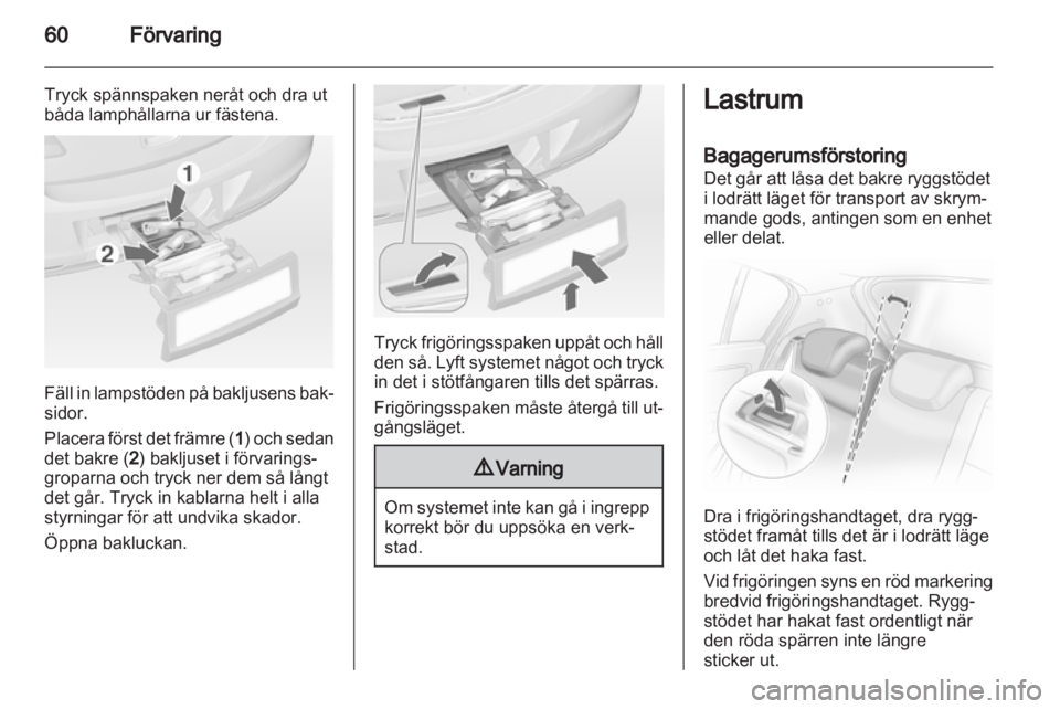 OPEL CORSA 2013  Instruktionsbok 