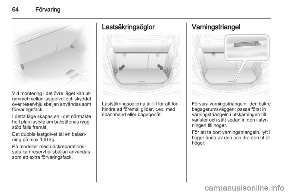 OPEL CORSA 2013  Instruktionsbok 