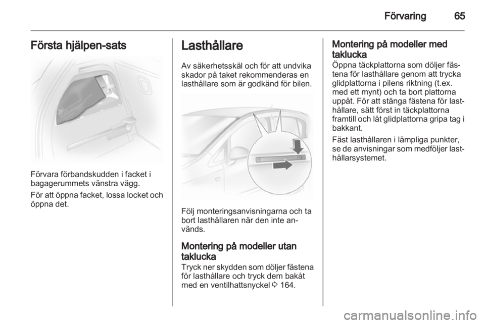 OPEL CORSA 2013  Instruktionsbok 