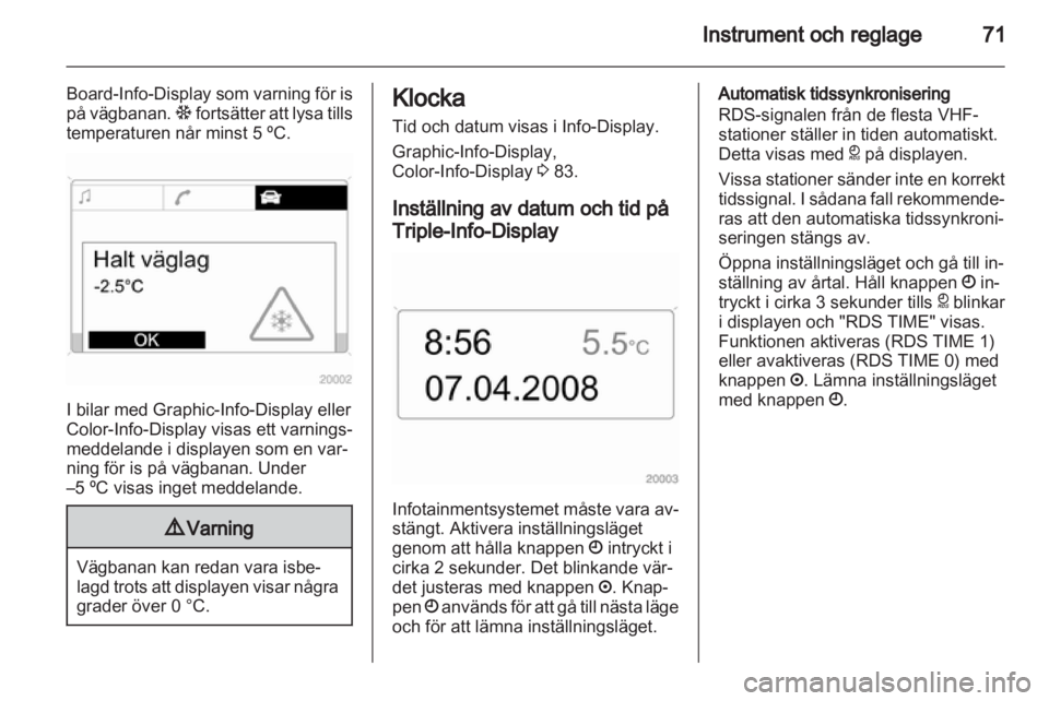 OPEL CORSA 2013  Instruktionsbok 