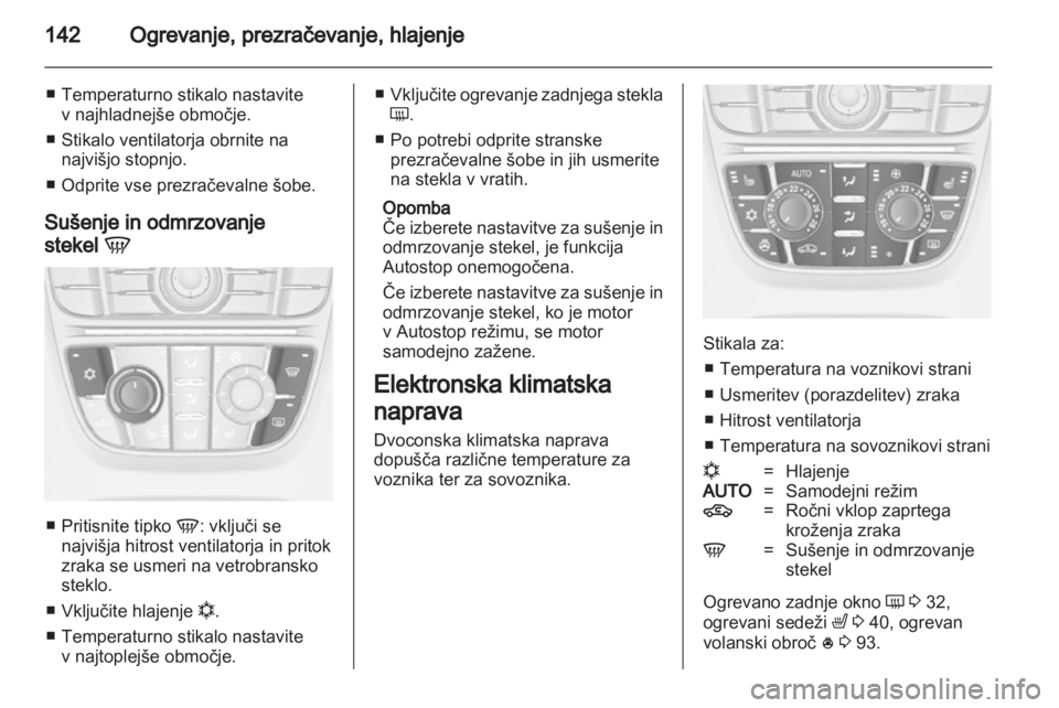 OPEL ASTRA J HB5 & ST 2012.5  Uporabniški priročnik 