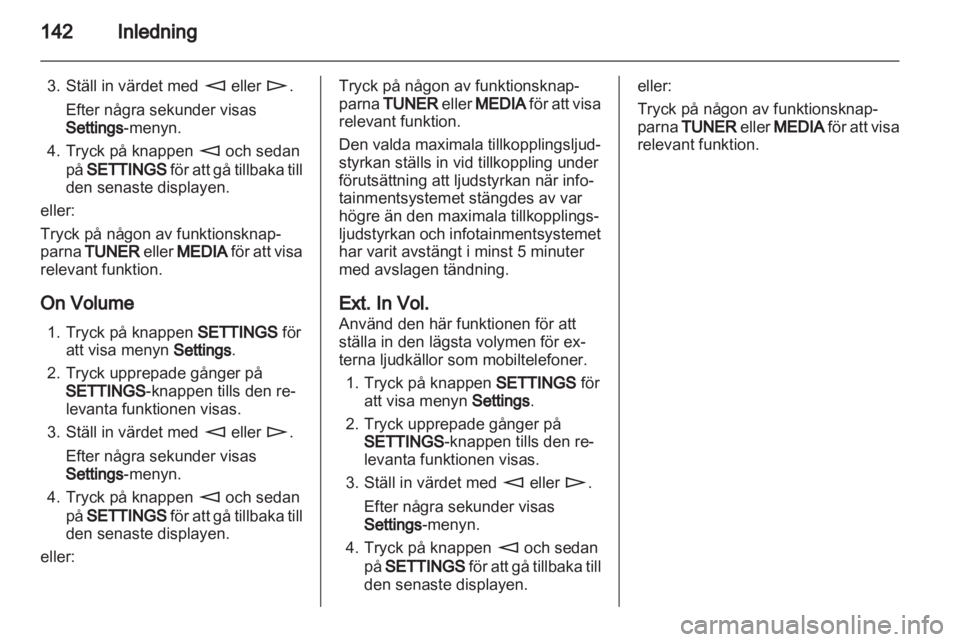 OPEL CORSA 2013.5  Handbok för infotainmentsystem 