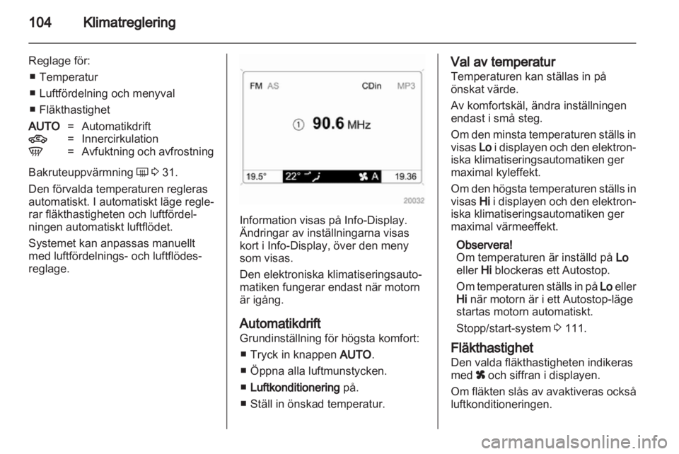 OPEL CORSA 2013.5  Instruktionsbok 