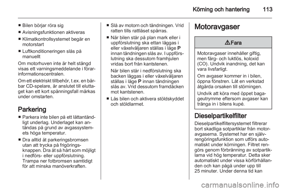 OPEL CORSA 2013.5  Instruktionsbok 