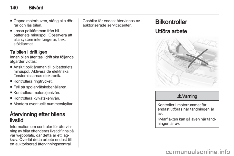 OPEL CORSA 2013.5  Instruktionsbok 