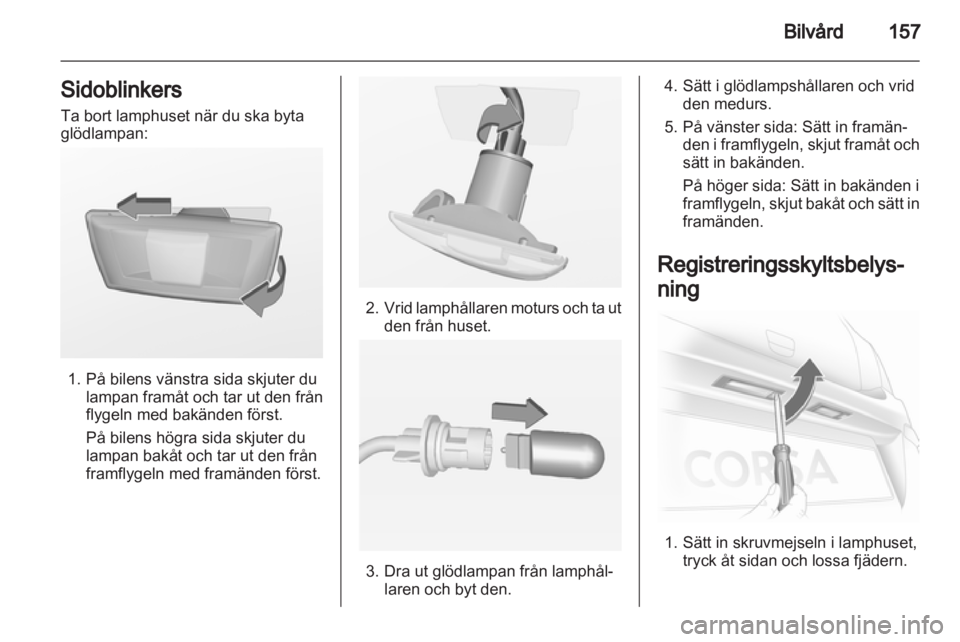 OPEL CORSA 2013.5  Instruktionsbok 