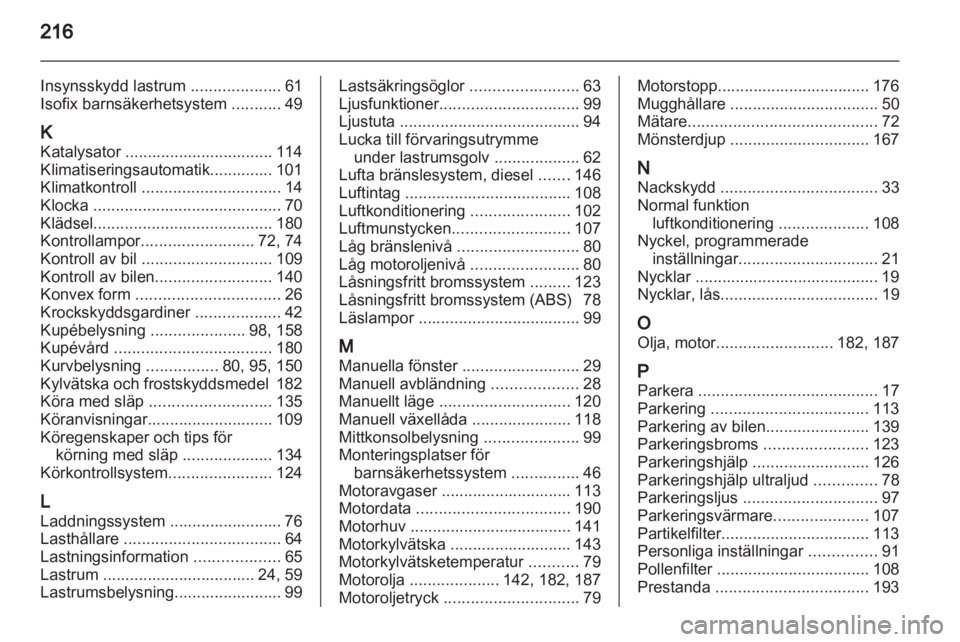 OPEL CORSA 2013.5  Instruktionsbok 