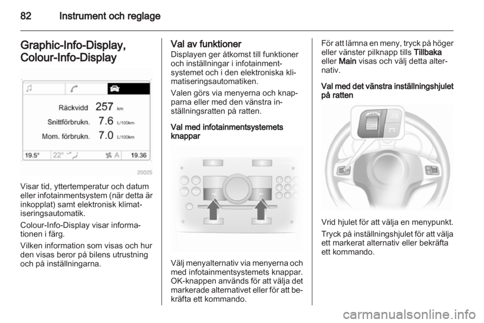 OPEL CORSA 2013.5  Instruktionsbok 