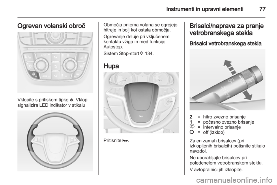 OPEL CASCADA 2013.5  Uporabniški priročnik 