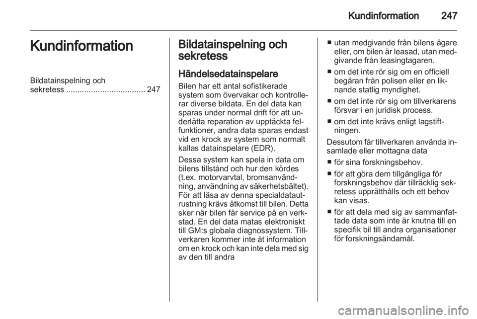 OPEL INSIGNIA 2010  Instruktionsbok 