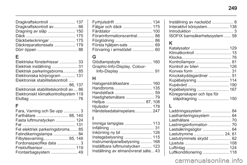 OPEL INSIGNIA 2010  Instruktionsbok 