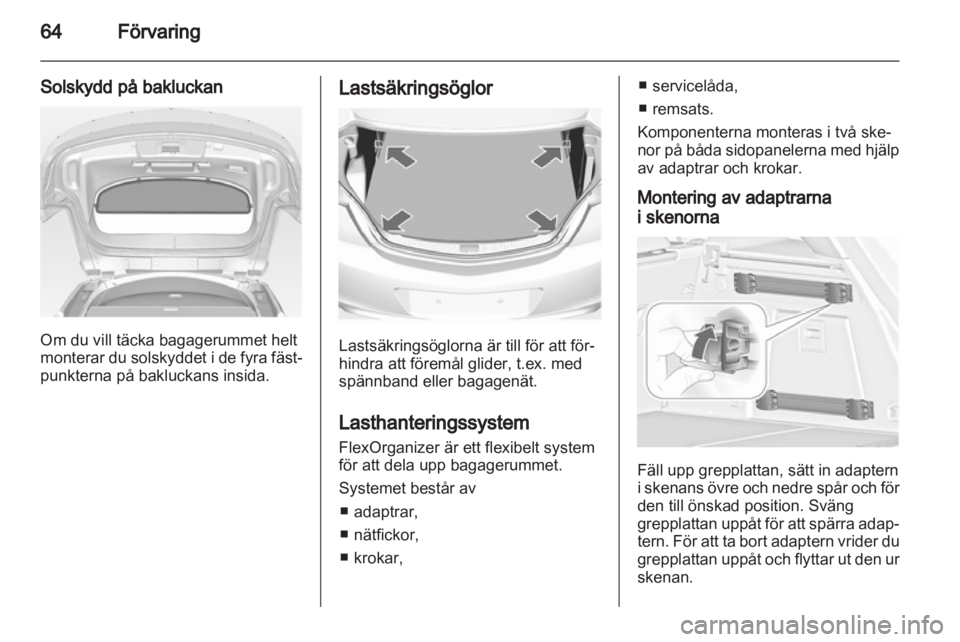 OPEL INSIGNIA 2010  Instruktionsbok 