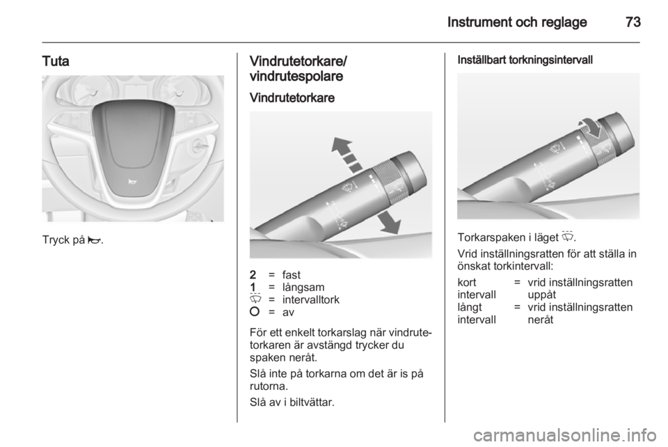 OPEL INSIGNIA 2010  Instruktionsbok 