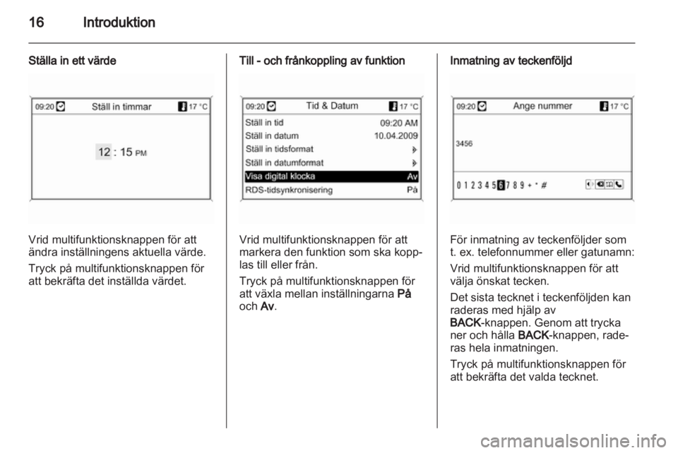 OPEL INSIGNIA 2010.5  Handbok för infotainmentsystem 