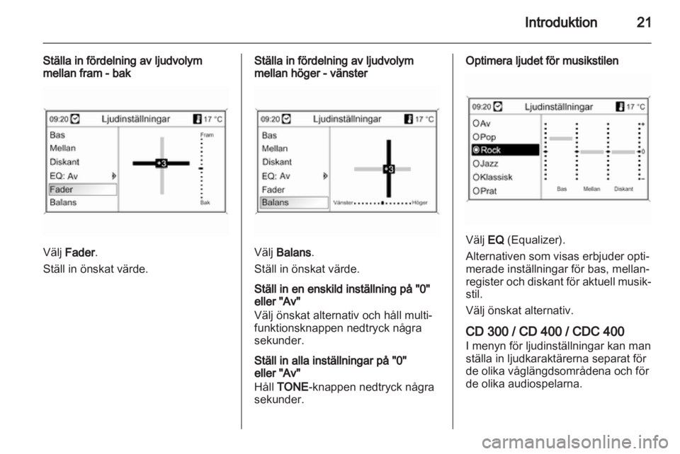 OPEL INSIGNIA 2010.5  Handbok för infotainmentsystem 