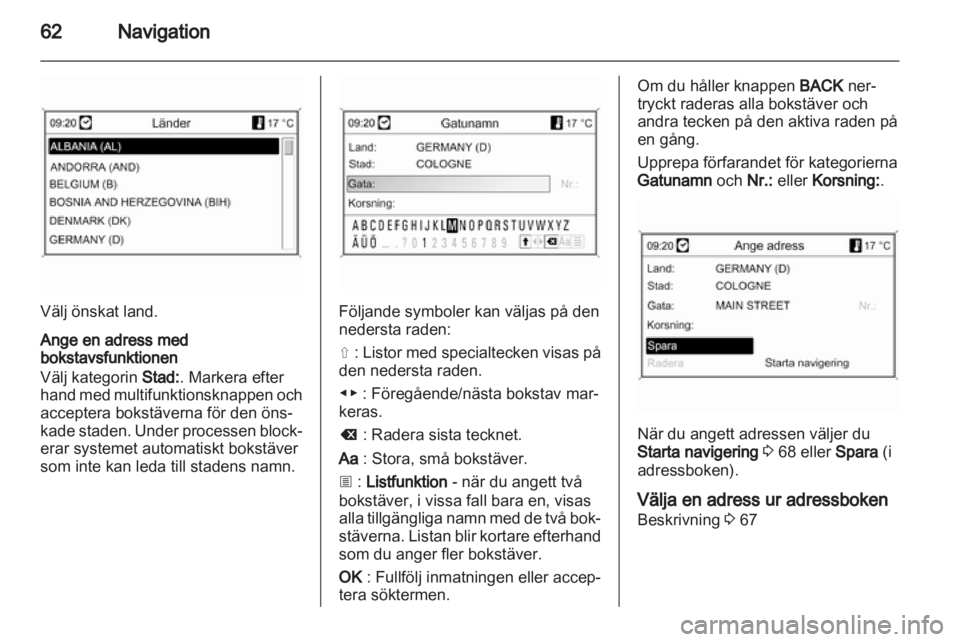 OPEL INSIGNIA 2010.5  Handbok för infotainmentsystem 