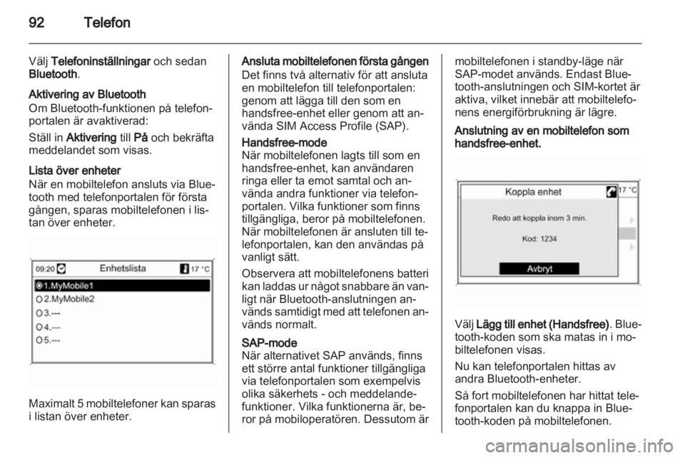 OPEL INSIGNIA 2010.5  Handbok för infotainmentsystem 