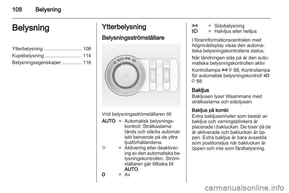 OPEL INSIGNIA 2010.5  Instruktionsbok 