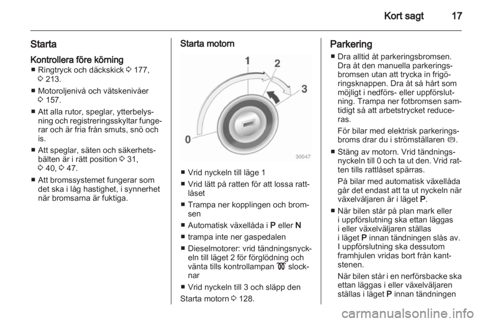 OPEL INSIGNIA 2010.5  Instruktionsbok 