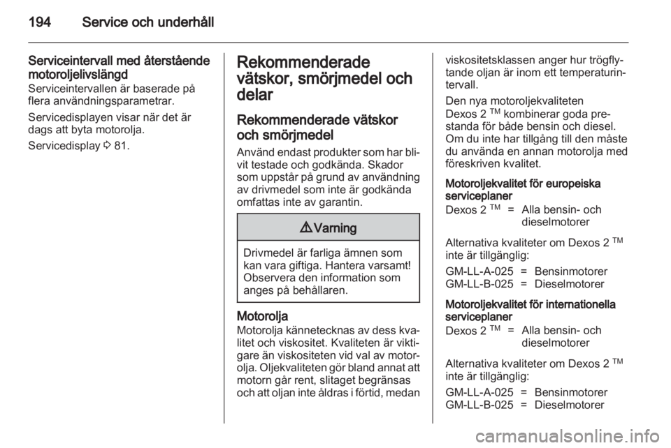OPEL INSIGNIA 2010.5  Instruktionsbok 