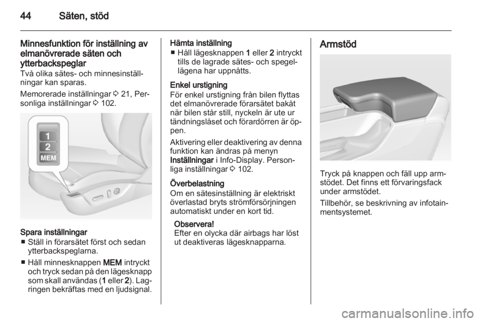 OPEL INSIGNIA 2010.5  Instruktionsbok 