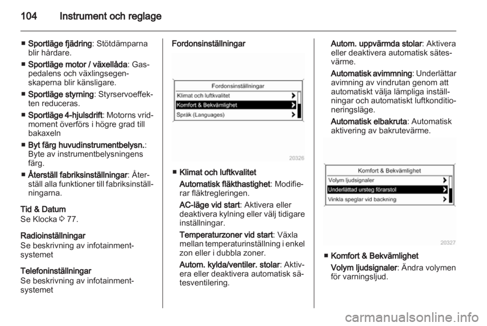 OPEL INSIGNIA 2011  Instruktionsbok 