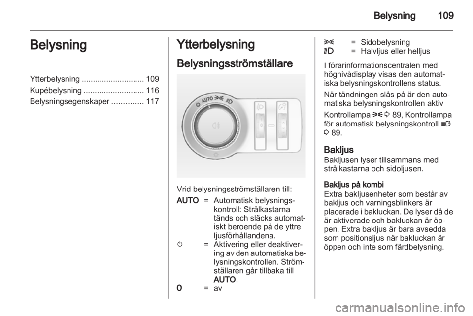 OPEL INSIGNIA 2011  Instruktionsbok 