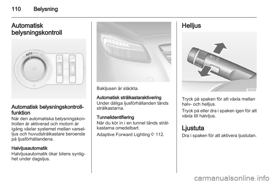 OPEL INSIGNIA 2011  Instruktionsbok 