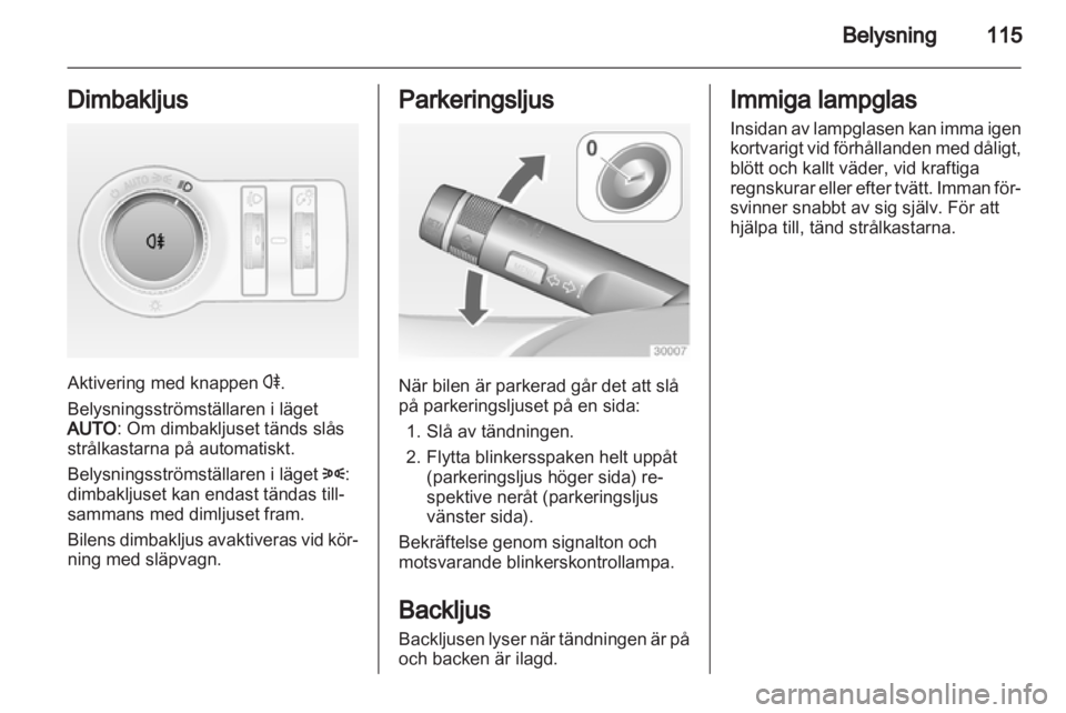 OPEL INSIGNIA 2011  Instruktionsbok 