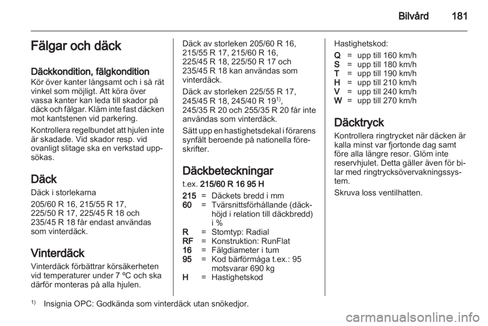 OPEL INSIGNIA 2011  Instruktionsbok 