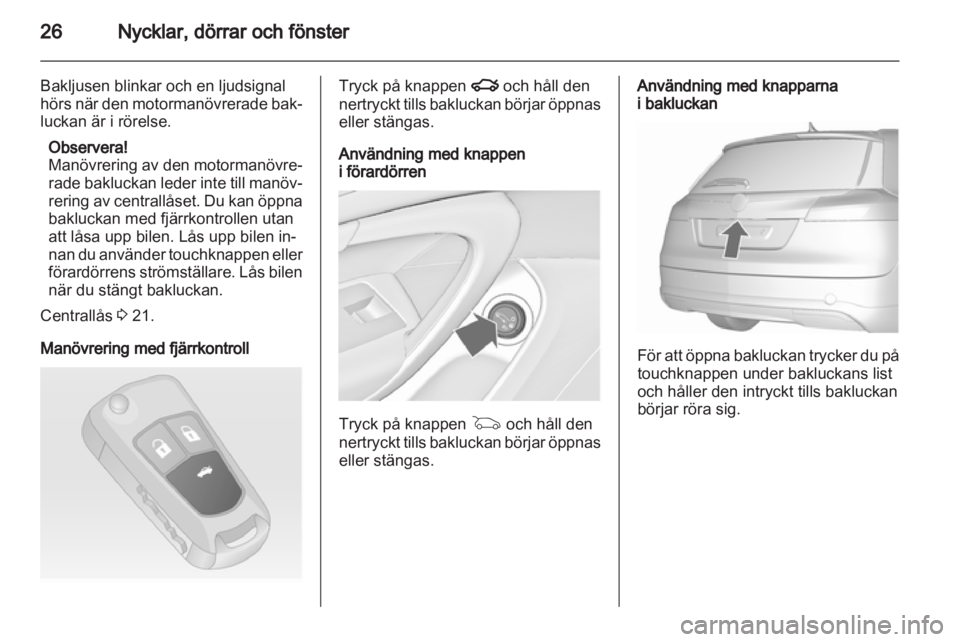 OPEL INSIGNIA 2011  Instruktionsbok 