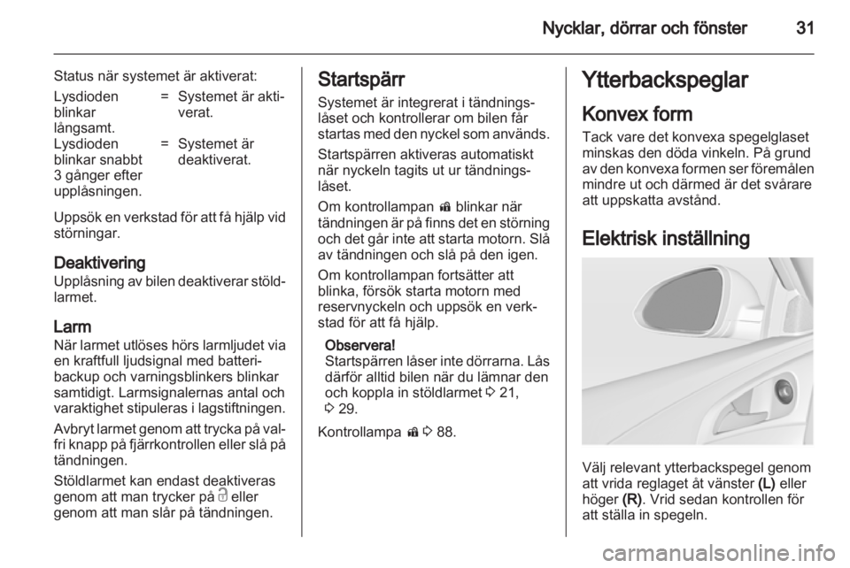 OPEL INSIGNIA 2011  Instruktionsbok 