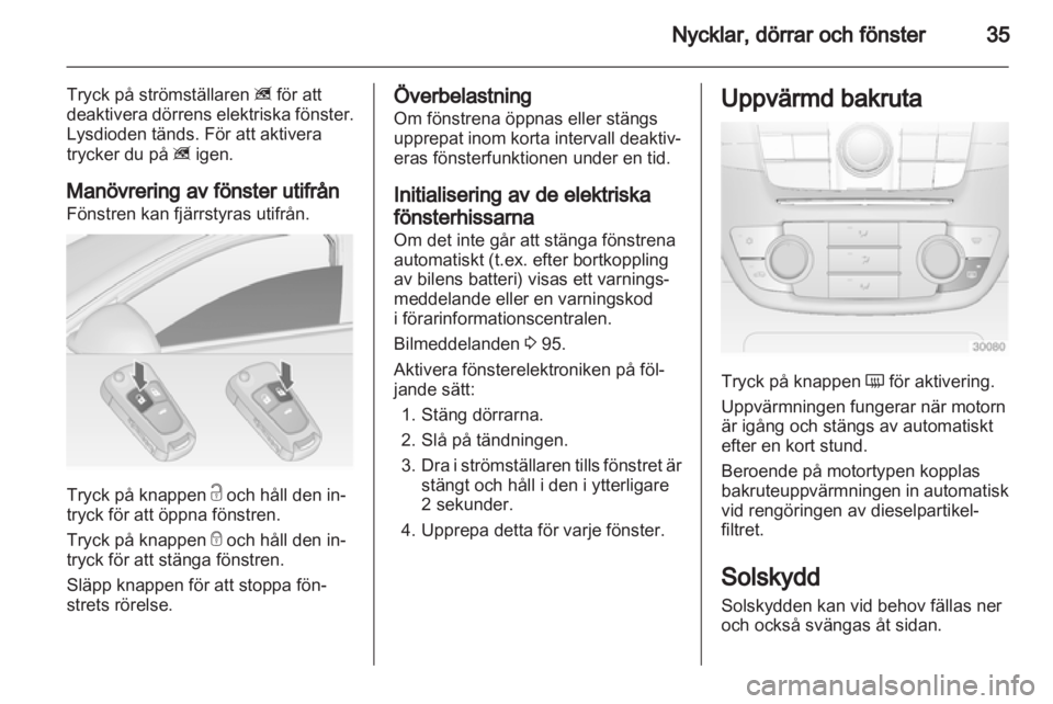 OPEL INSIGNIA 2011  Instruktionsbok 