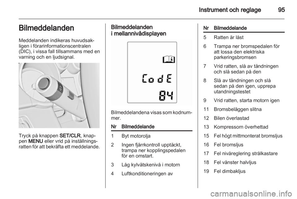 OPEL INSIGNIA 2011  Instruktionsbok 