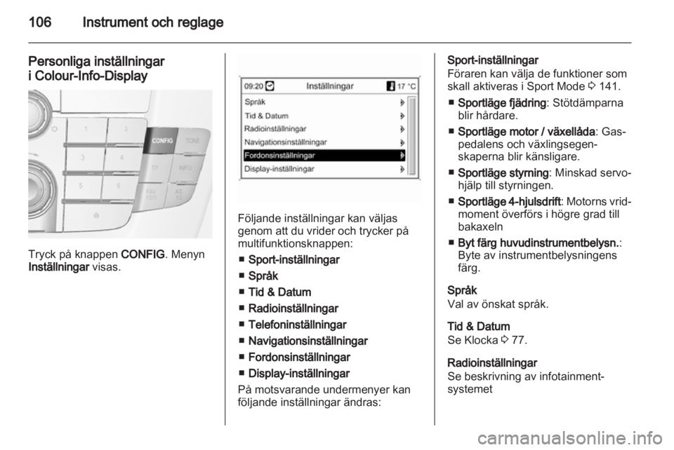 OPEL INSIGNIA 2011.5  Instruktionsbok 