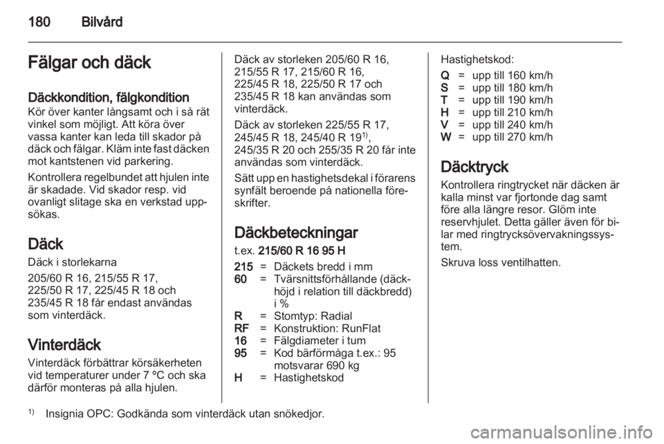 OPEL INSIGNIA 2011.5  Instruktionsbok 