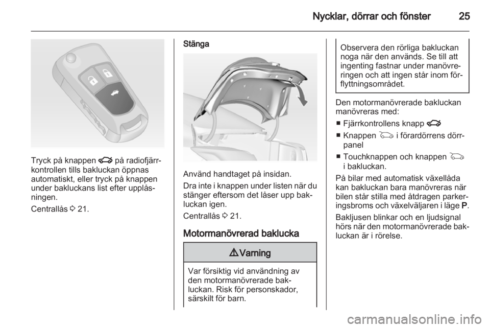OPEL INSIGNIA 2011.5  Instruktionsbok 