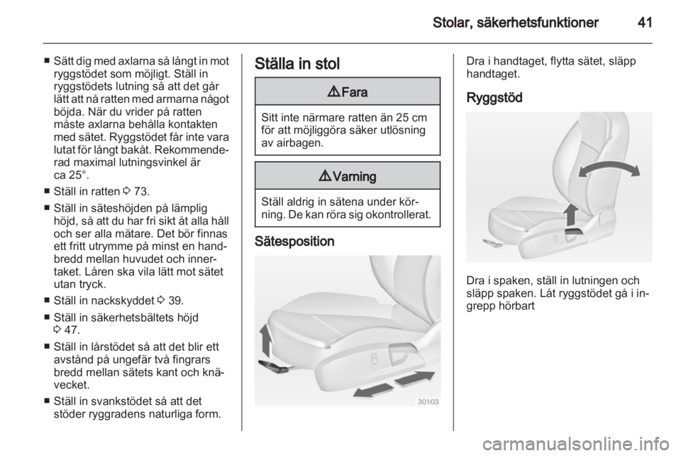 OPEL INSIGNIA 2011.5  Instruktionsbok 